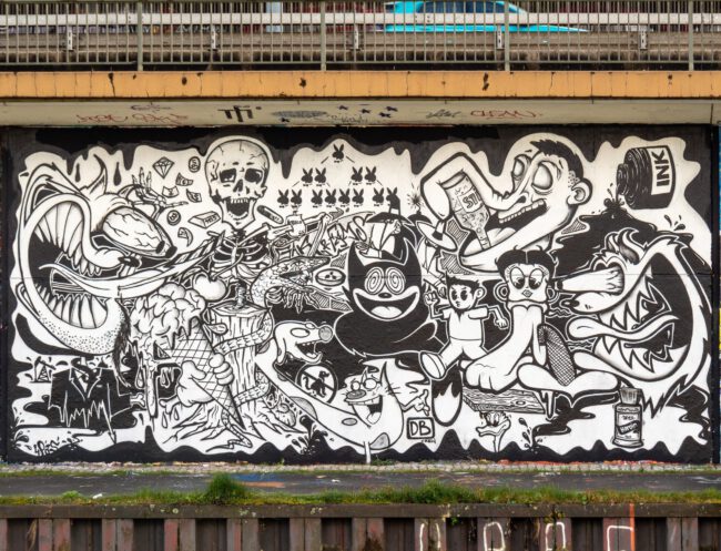 street art, mural, graffiti, fibonacci, urban art, painted wall