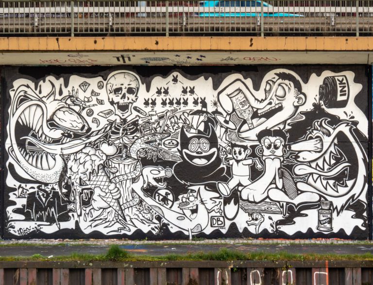 Fibonacci street art, mural, graffiti, fibonacci, urban art, painted wall